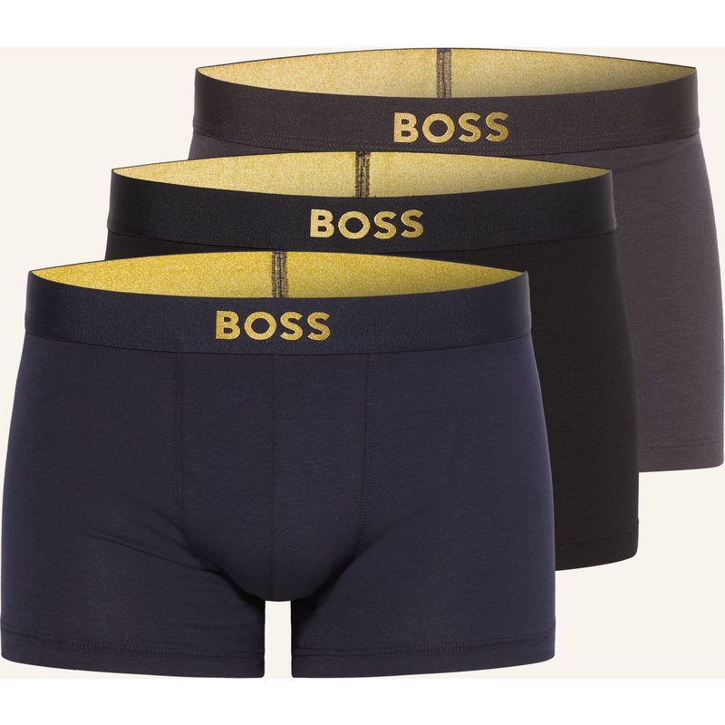 Boss 3er-Pack Boxershorts blau
