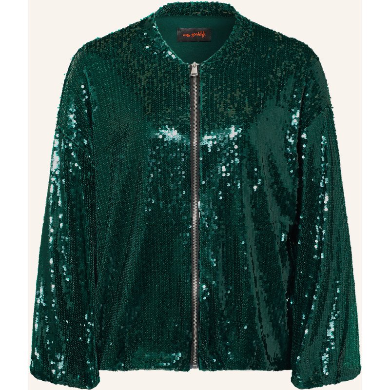 Miss Goodlife Blouson Glamour Glow Mit Pailletten gruen