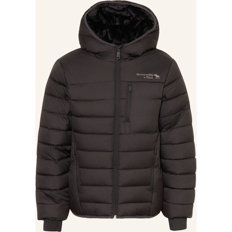 Abercrombie & Fitch Steppjacke schwarz