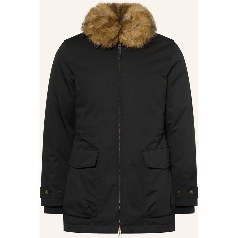 Woolrich Daunenjacke Mit Kunstfell schwarz