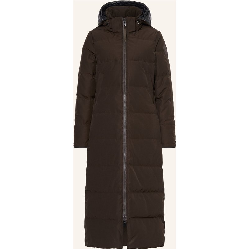 Canada Goose Daunenmantel Mystique Mit Abnehmbarer Kapuze braun
