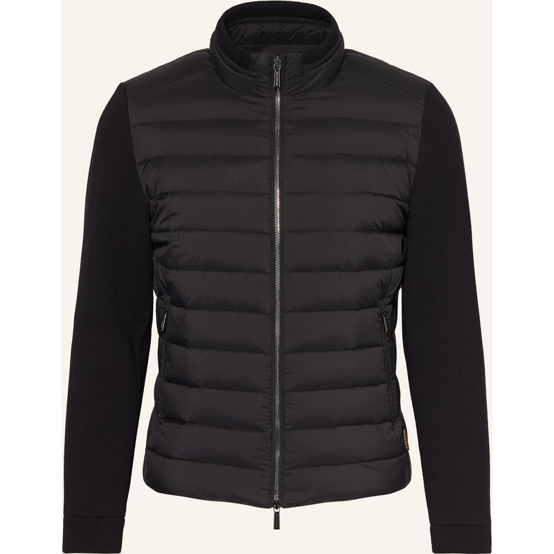 Moorer Lightweight-Daunenjacke Cattaneo-s3c Im Materialmix schwarz