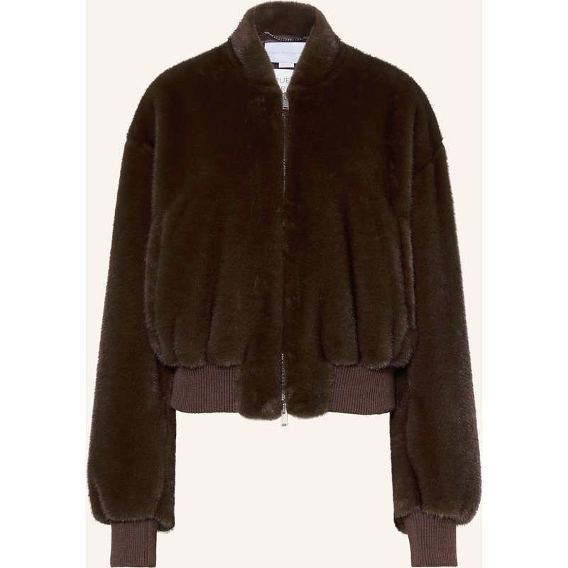 Stella Mccartney Kunstfell-Blouson braun