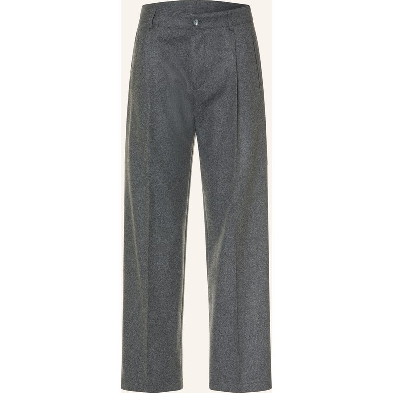 Strellson Flanellhose Jarod Loose Fit grau