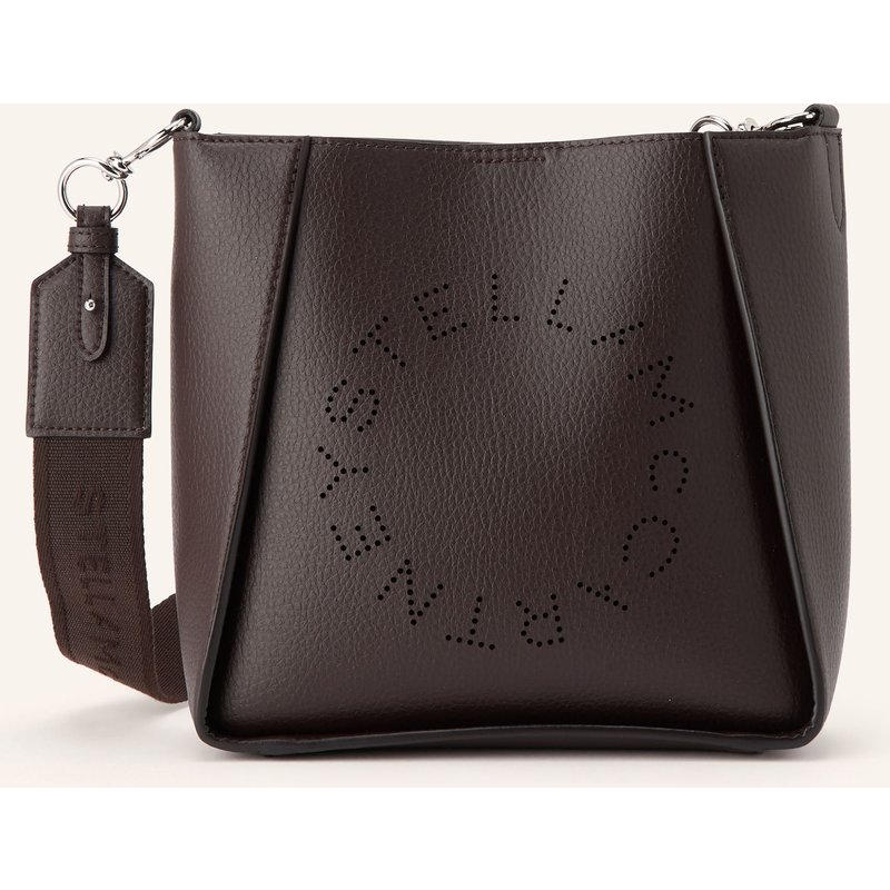 Stella Mccartney Umhängetasche Logo braun