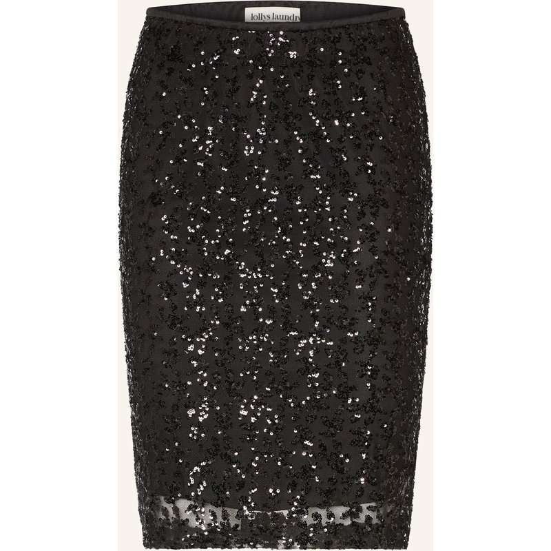 Lollys Laundry Rock Annall Mit Pailletten schwarz