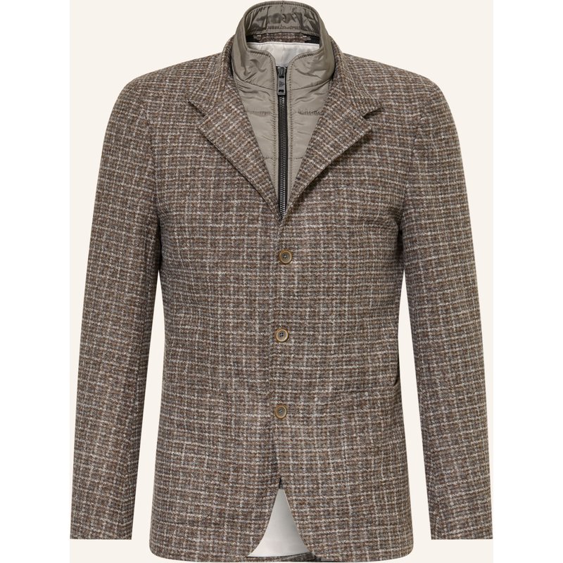 Roy Robson Sakko Regular Fit Mit Blende braun