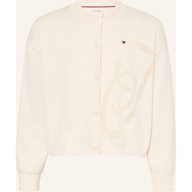 Tommy Hilfiger Strickjacke weiss