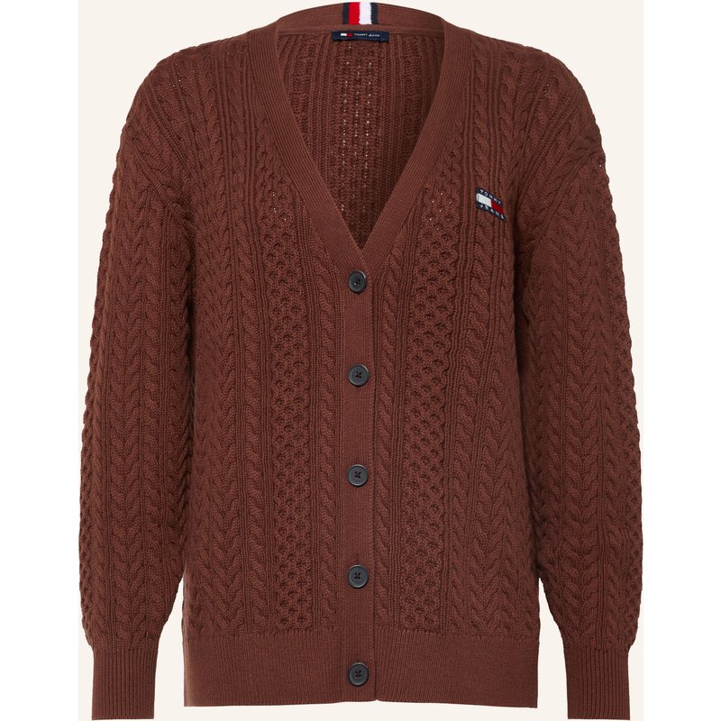Tommy Jeans Strickjacke braun