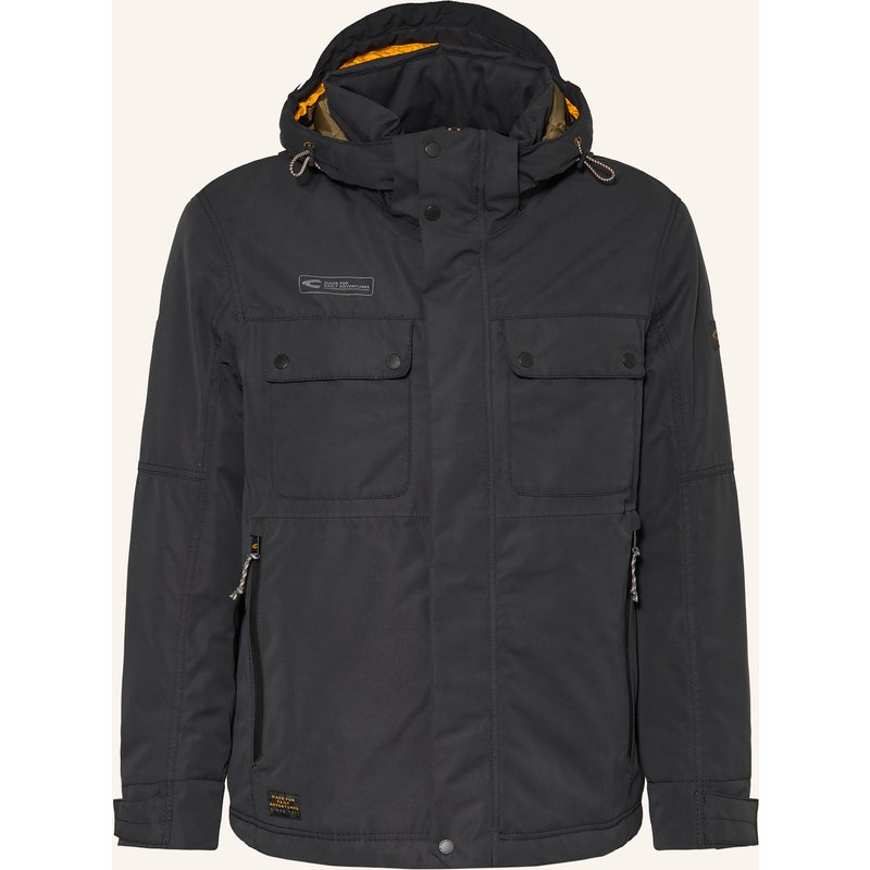 Camel Active Funktionsjacke Mit Abnehmbarer Kapuze grau