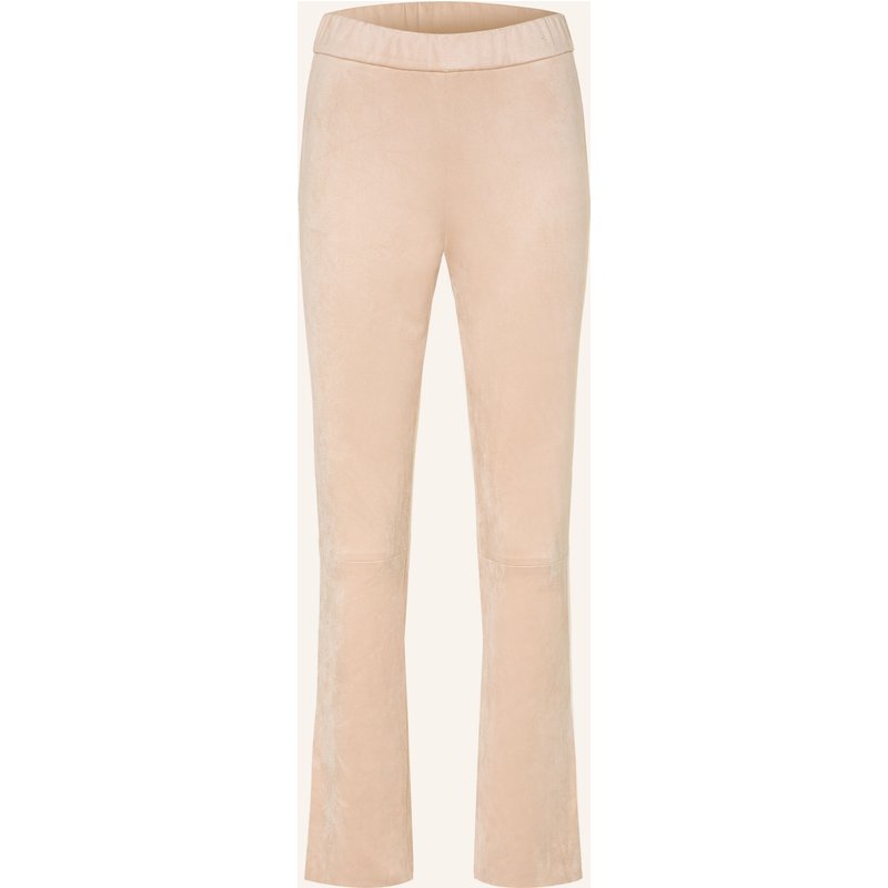 Juvia Hose Filiz In Lederoptik beige