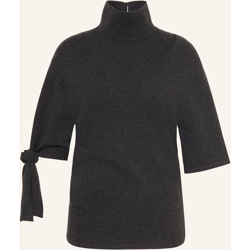 Jacquemus Pullover La Maille Fiocco Mit Merinowolle Und 3/4-Arm grau