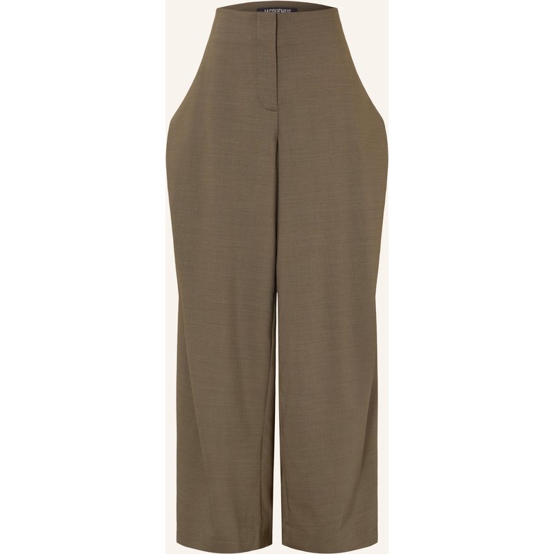 Jacquemus Marlenehose Le Pantalon Cubisto grau