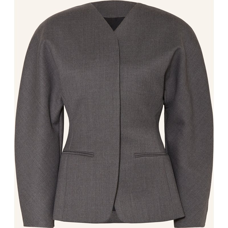 Jacquemus Blazer La Veste Ovalo grau