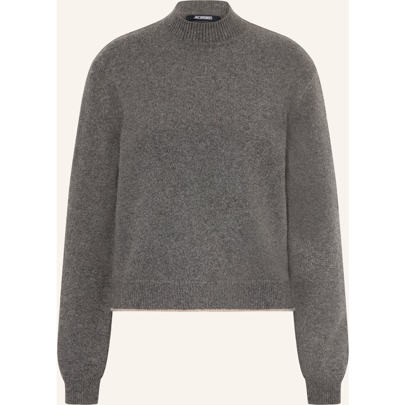 Jacquemus Cashmere-Pullover La Maille Cachemire grau