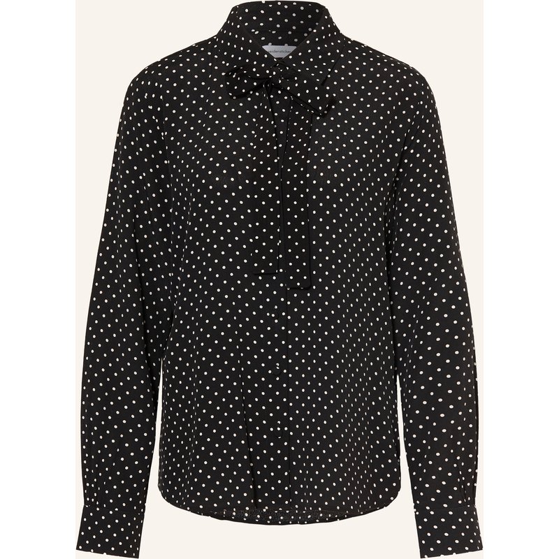 Seidensticker Hemdbluse Mit Abnehmbarer Schluppe schwarz