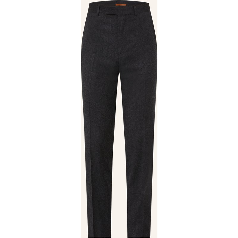 Zegna Flanellhose Extra Slim Fit grau