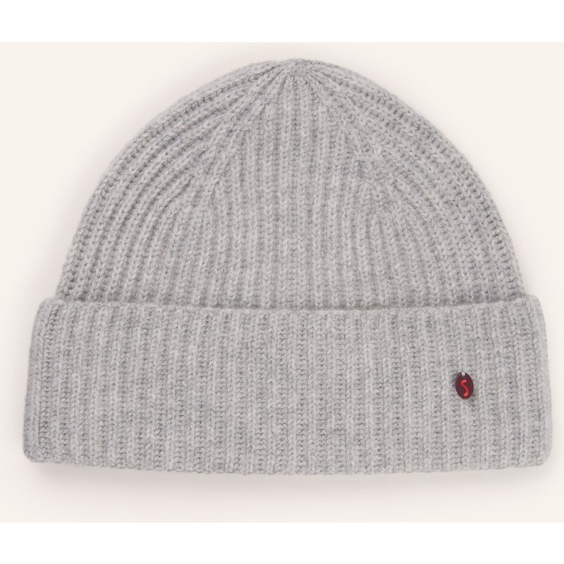 Codello Cashmere-Mütze grau