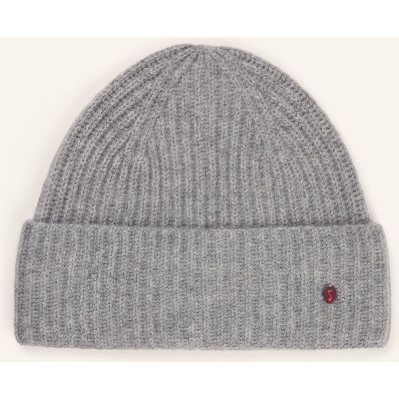 Codello Cashmere-Mütze grau