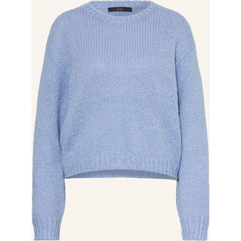 Oui Pullover blau