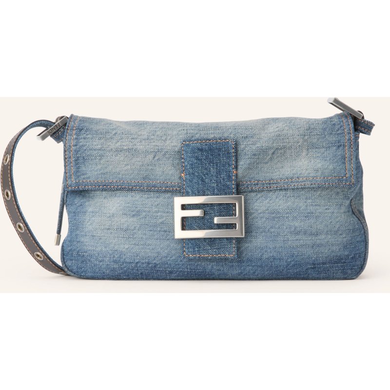 Fendi Handtasche Baguette blau