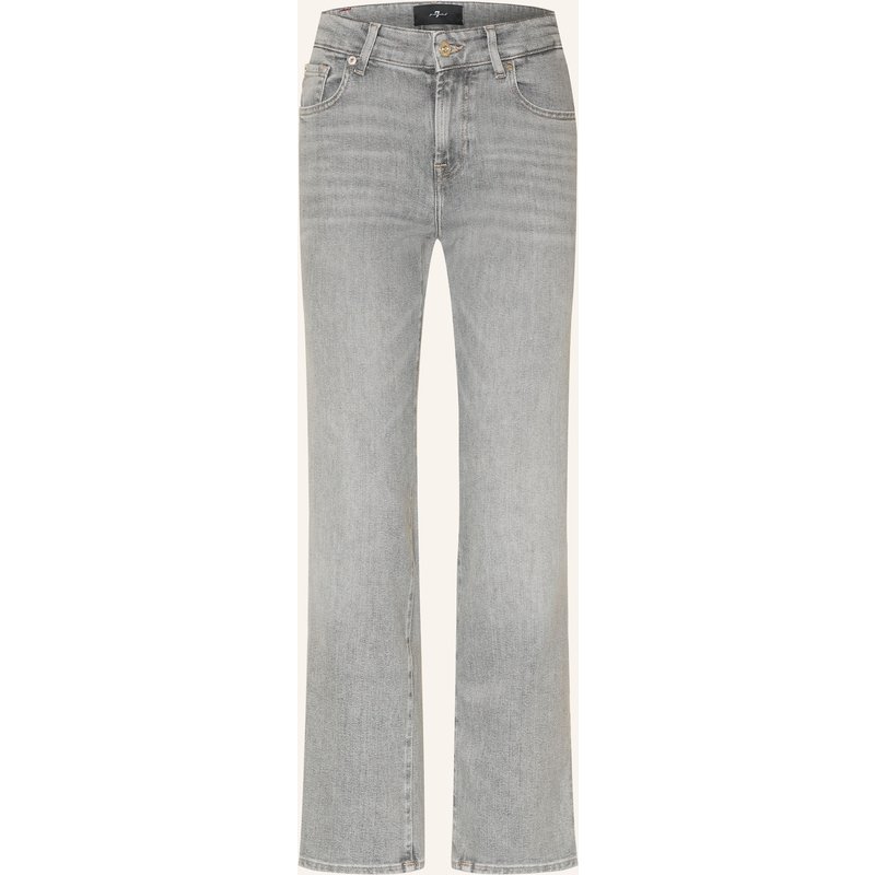 7 For All Mankind Straight Jeans Calie grau