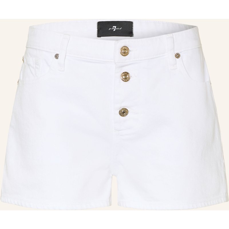 7 For All Mankind Jeansshorts Easy weiss