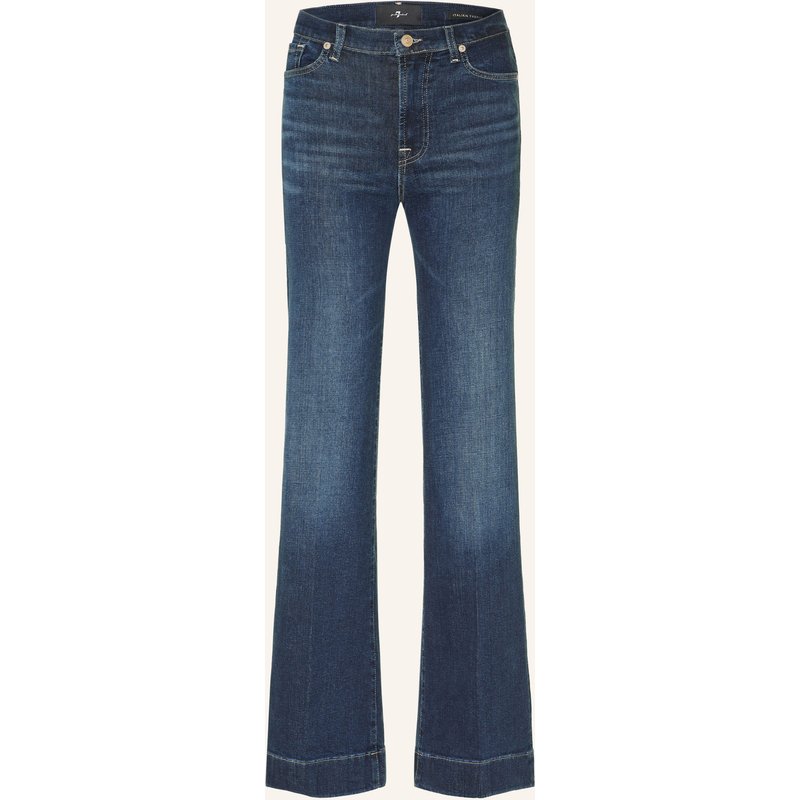 7 For All Mankind Wide Leg Jeans Modern Dojo blau