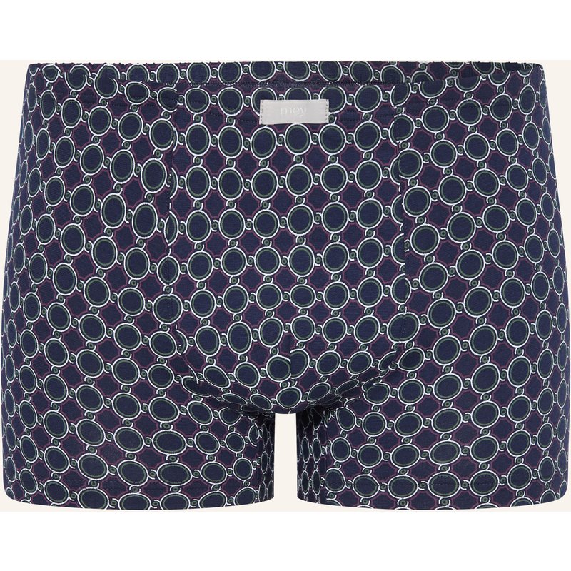 Mey Boxershorts Serie Sleek Circles blau