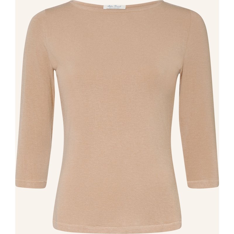 Stefan Brandt Shirt Mit 3/4-Arm beige
