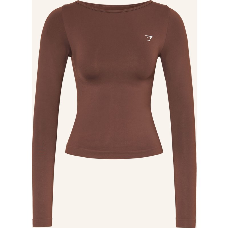 Gymshark Funktionsshirt Everday Seamless braun