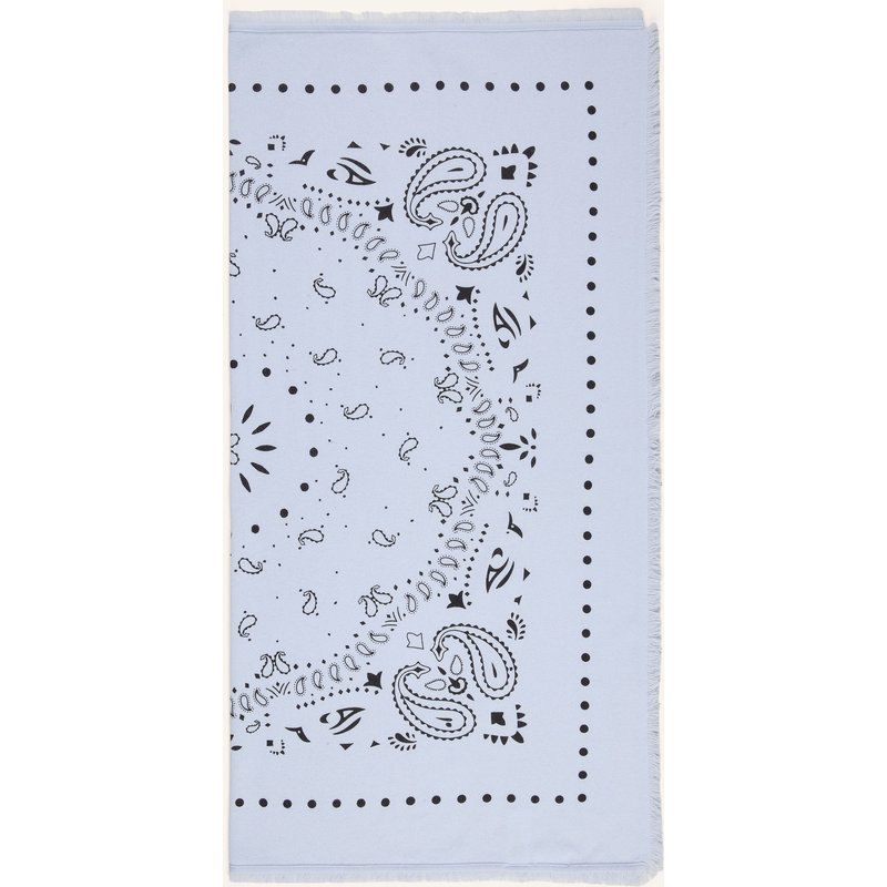 Darling Harbour Tuch Mit Merinowolle Und Cashmere blau