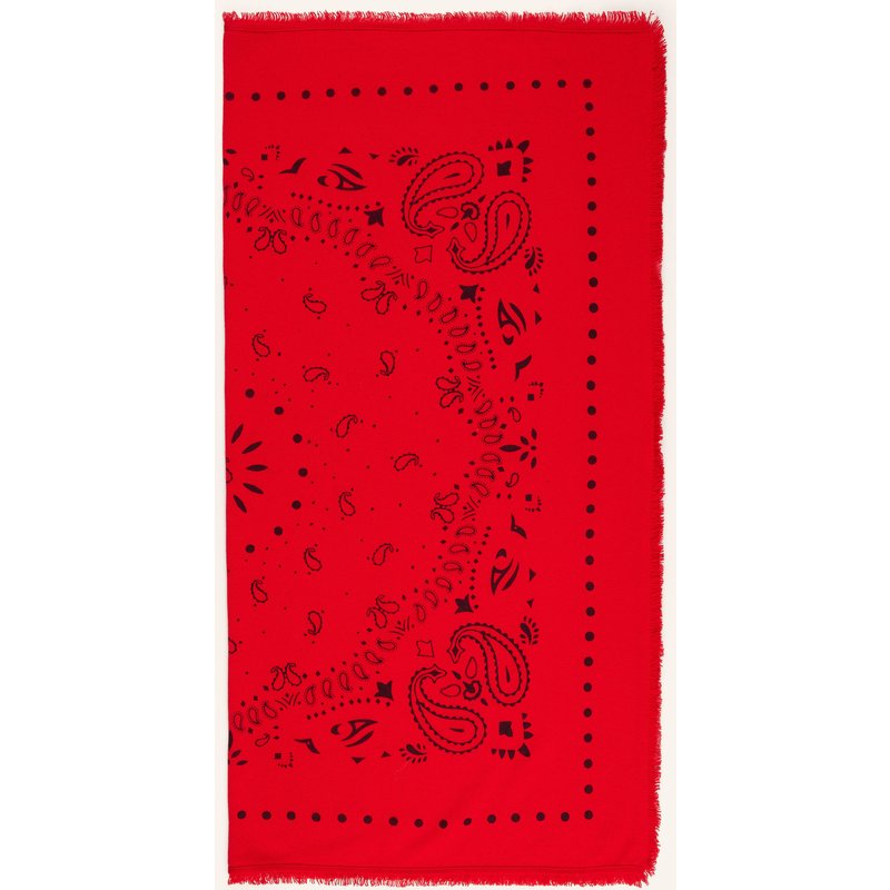 Darling Harbour Tuch Mit Merinowolle Und Cashmere rot