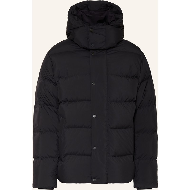 Lululemon Daunenjacke Wunder Puff Mit Abnehmbarer Kapuze schwarz