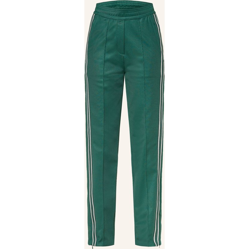 Dorothee Schumacher Piqué-Hose Everyday Cool Mit Galonstreifen gruen