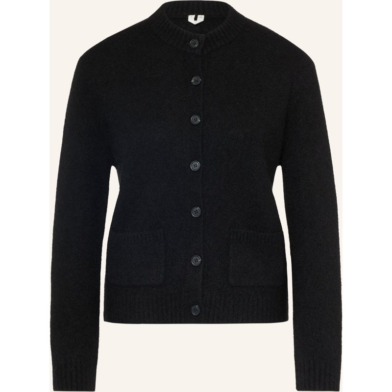 Arket Strickjacke Mit Alpaka schwarz