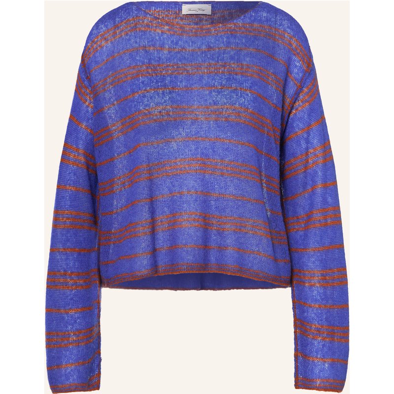 American Vintage Pullover Bodyrow blau