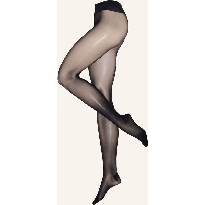 Saint Sass Feinstrumpfhose Not Your Babe schwarz