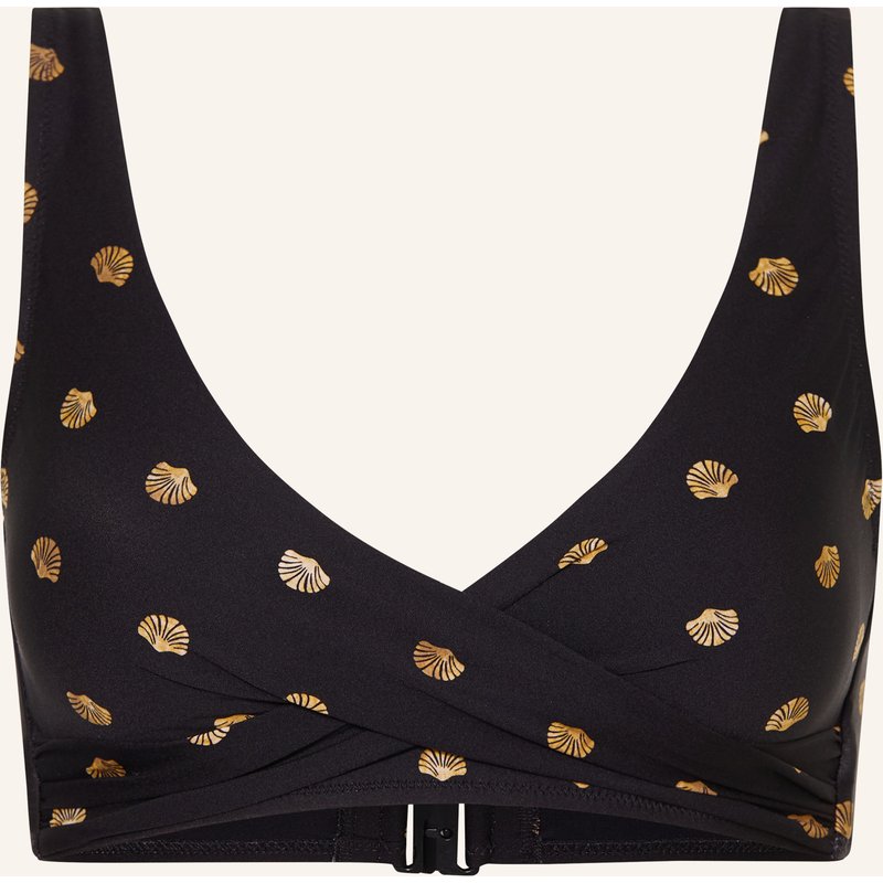 Watercult Bralette-Bikini-Top Beach Trace In Wickeloptik gold