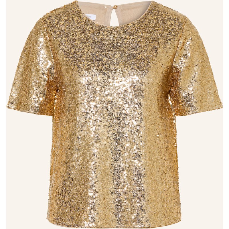 Hobbs Blusenshirt Lilibet Mit Pailletten gold