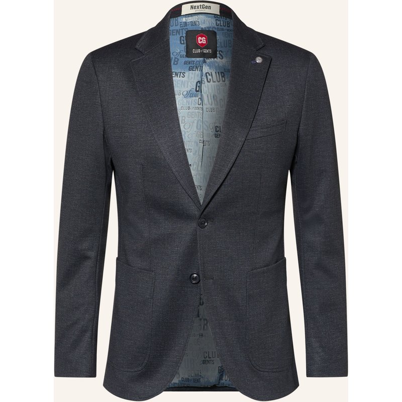 Cg - Club Of Gents Anzugsakko Cg Cuba Slim Fit blau