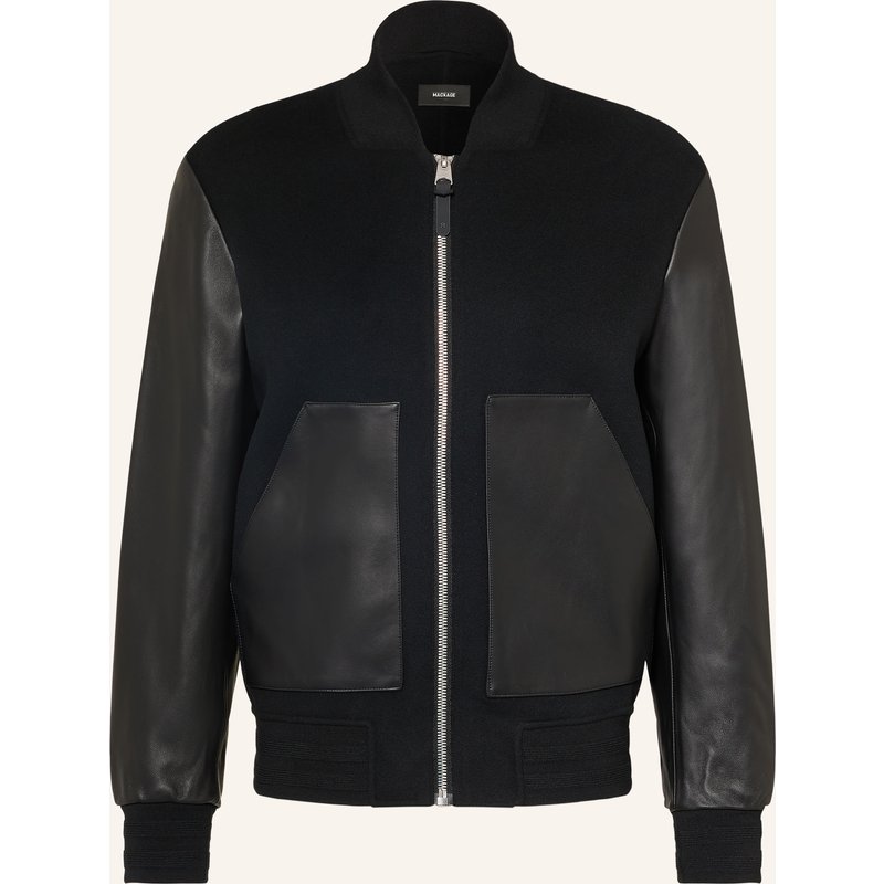 Mackage Blouson Tripp Im Materialmix schwarz