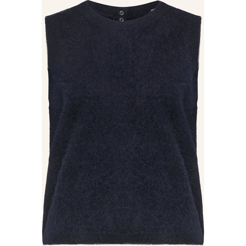 Allsaints Strickweste Ada Aus Cashmere blau