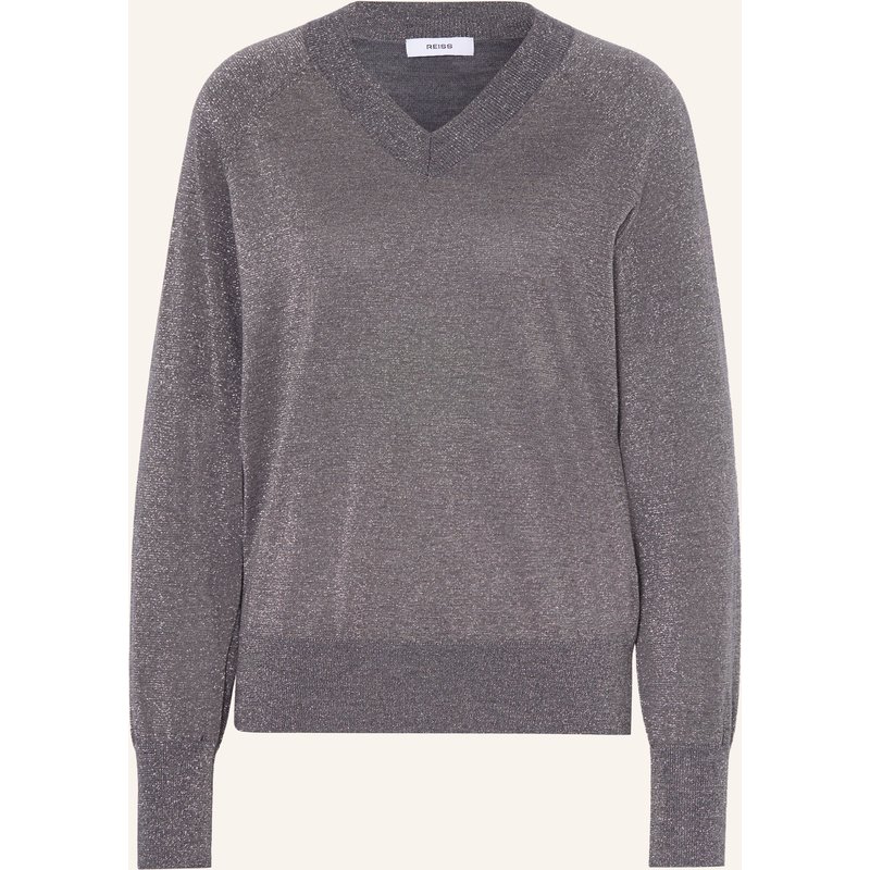 Reiss Pullover Pammy Mit Glitzergarn silber