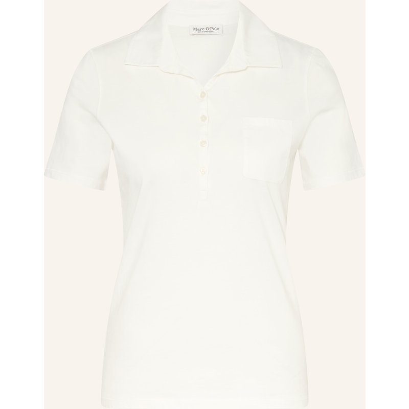 Marc O'polo Jersey-Poloshirt weiss