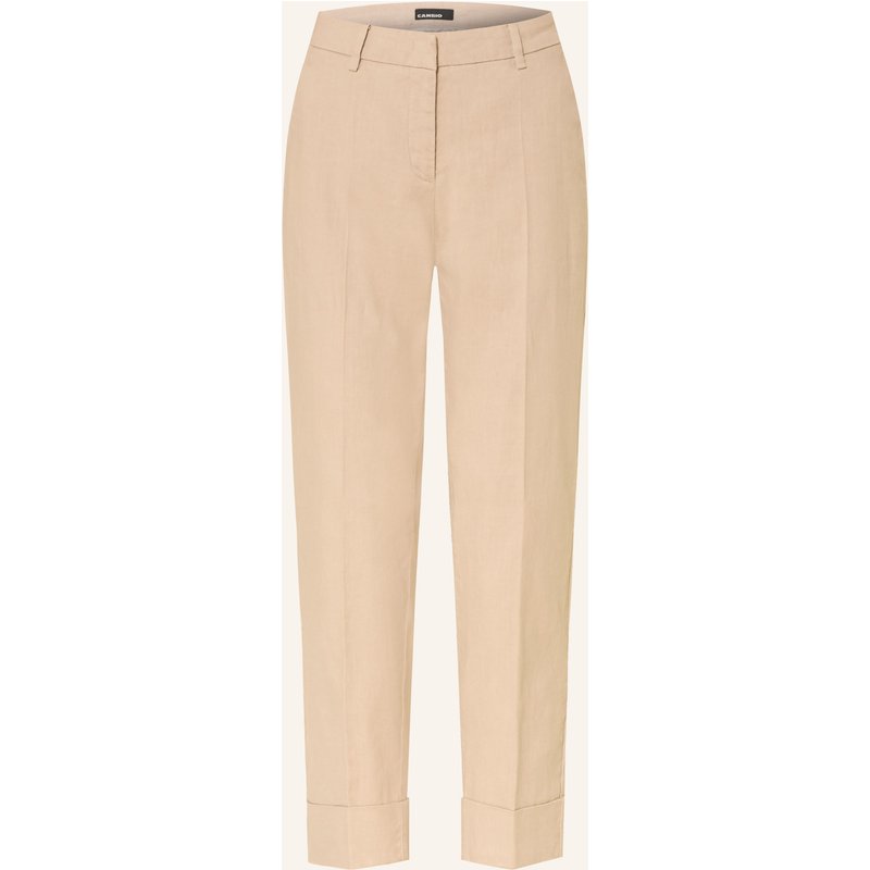 Cambio 7/8-Hose Krystal Mit Leinen beige