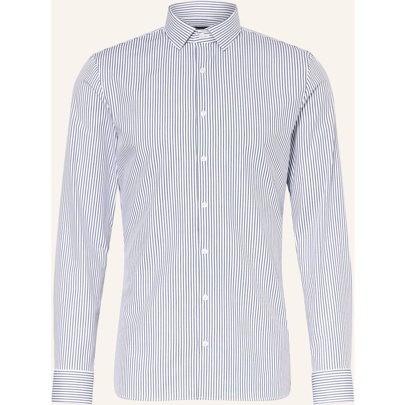 Olymp Jerseyhemd No. Six 24/Seven Super Slim blau