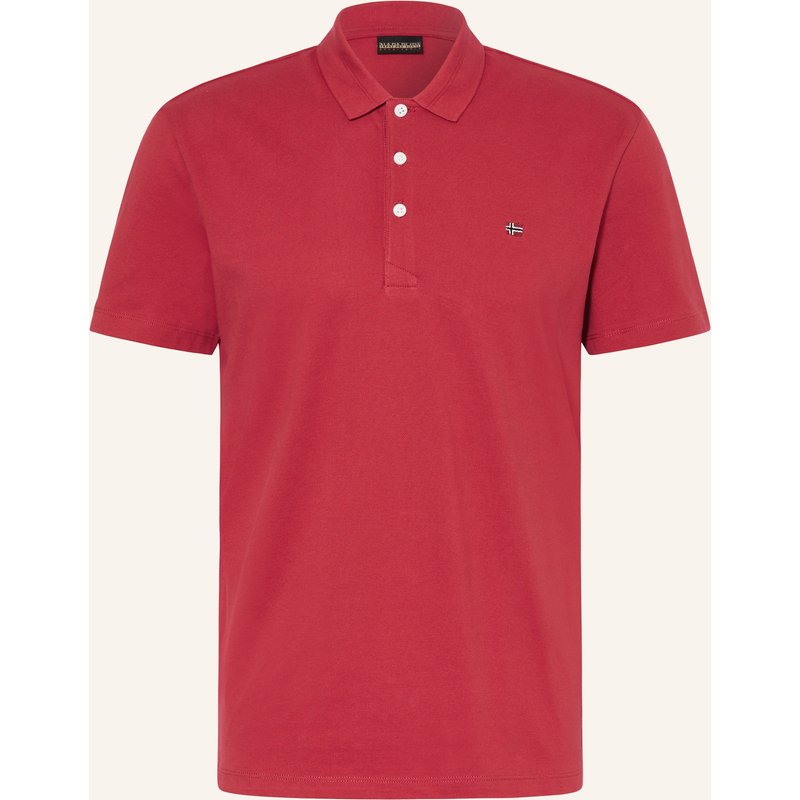 Napapijri Piqué-Poloshirt Ealis rot