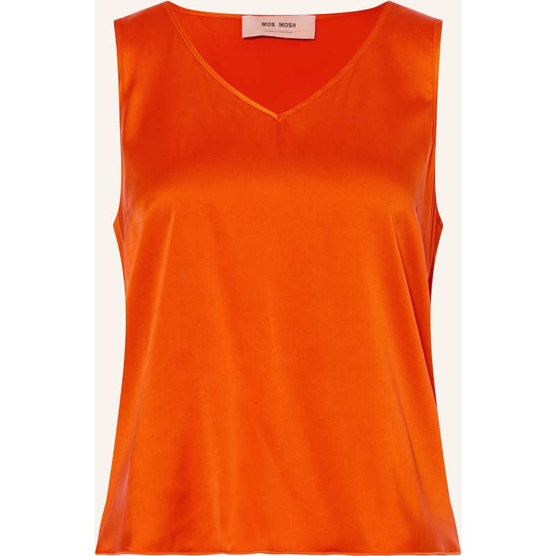 Mos Mosh Blusentop Mmastrid Aus Seide orange