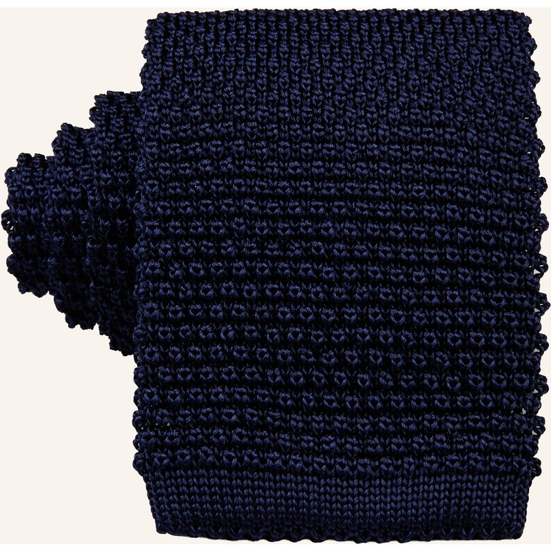 Brunello Cucinelli Strick-Krawatte blau